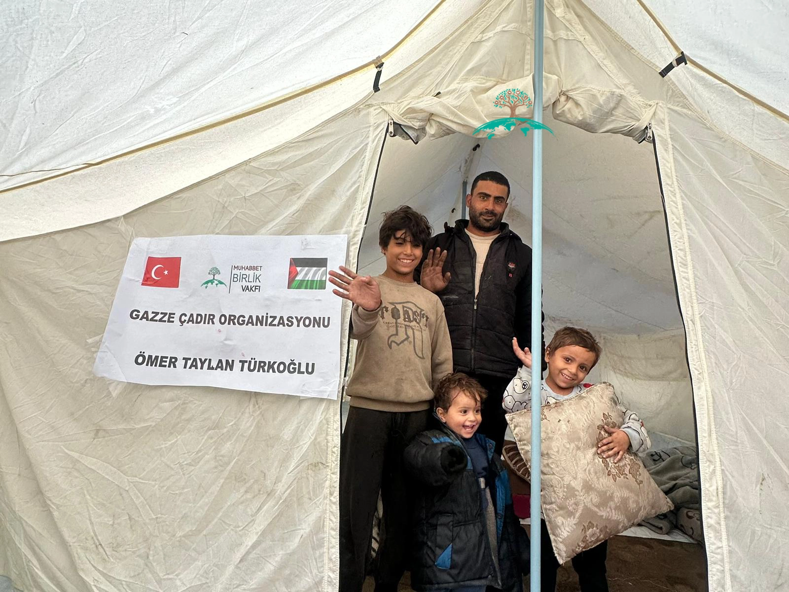 Gazze Çadır Kurulumu - Muhabbet Birlik Vakfı